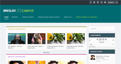 Desktop Screenshot of breslovcampus.org